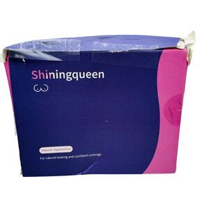 Shiningqueen Adhesive Bra Sticky Bra For Nipple Covers D Cup Beige